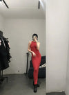 BORIS BIDJAN SABERI 交叉设计纯棉背心裙 WDRESS1 F0401T